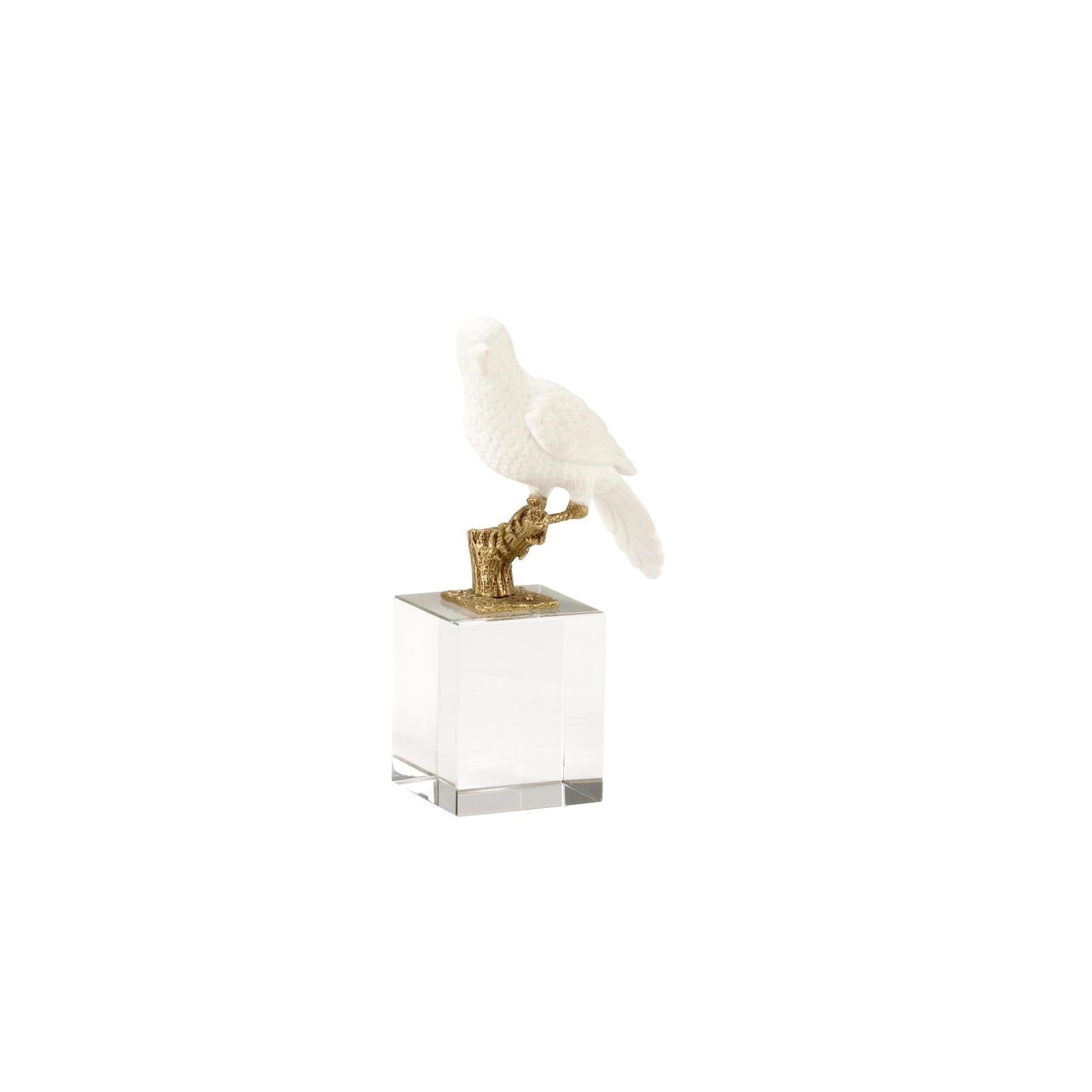 Chelsea House Parrot On Crystal Sculpture