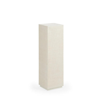 Chelsea House White Raffia Pedestal