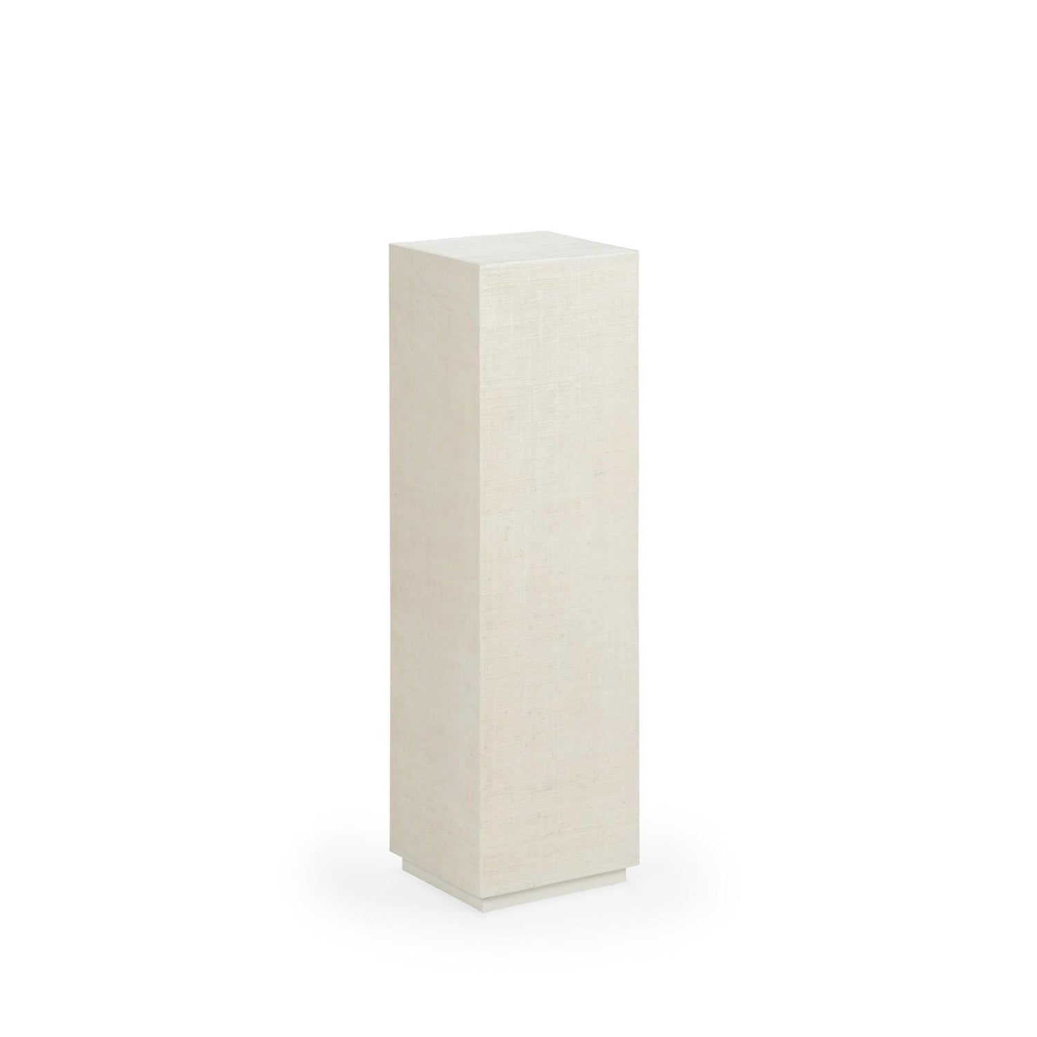 Chelsea House White Raffia Pedestal