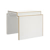 Chelsea House Chatsworth White Side Table