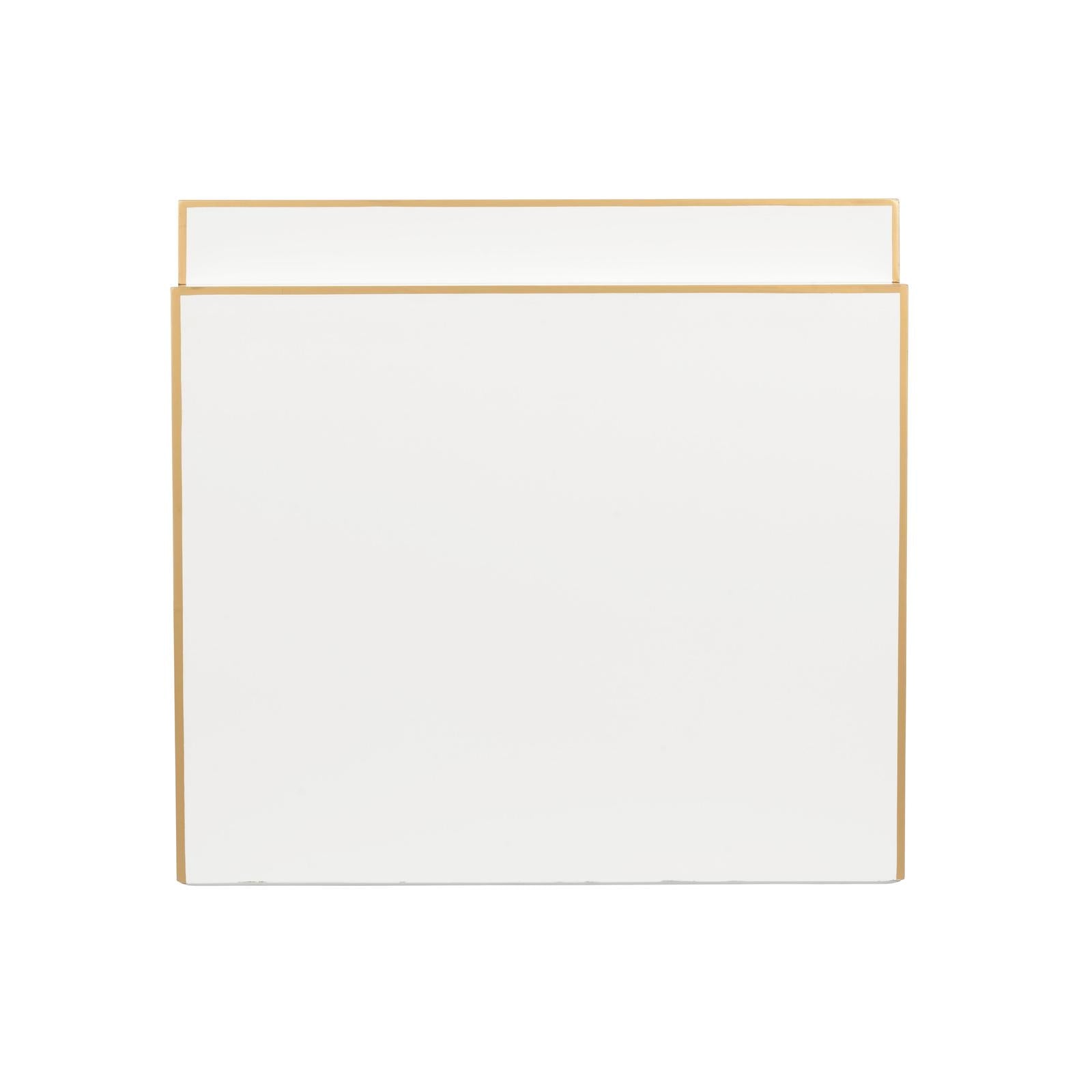 Chelsea House Chatsworth White Side Table
