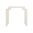 Chelsea House Chatsworth White Side Table