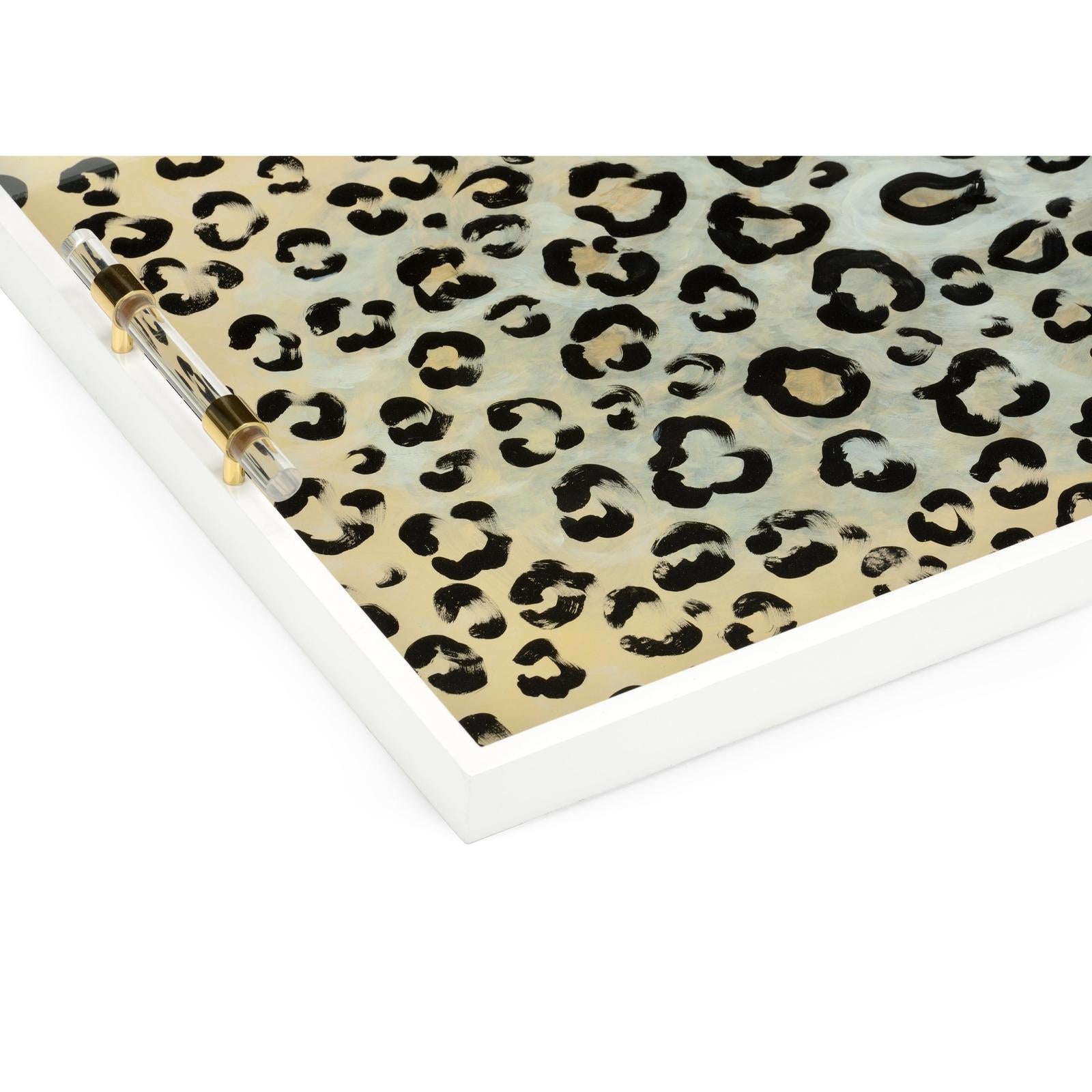 Chelsea House Leopard Patterned Tray
