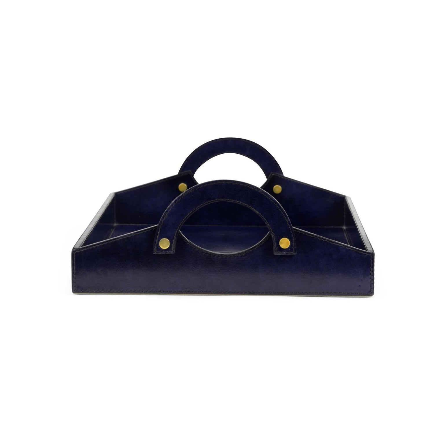 Chelsea House Leather Midnight Blue Tray