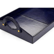 Chelsea House Leather Midnight Blue Tray