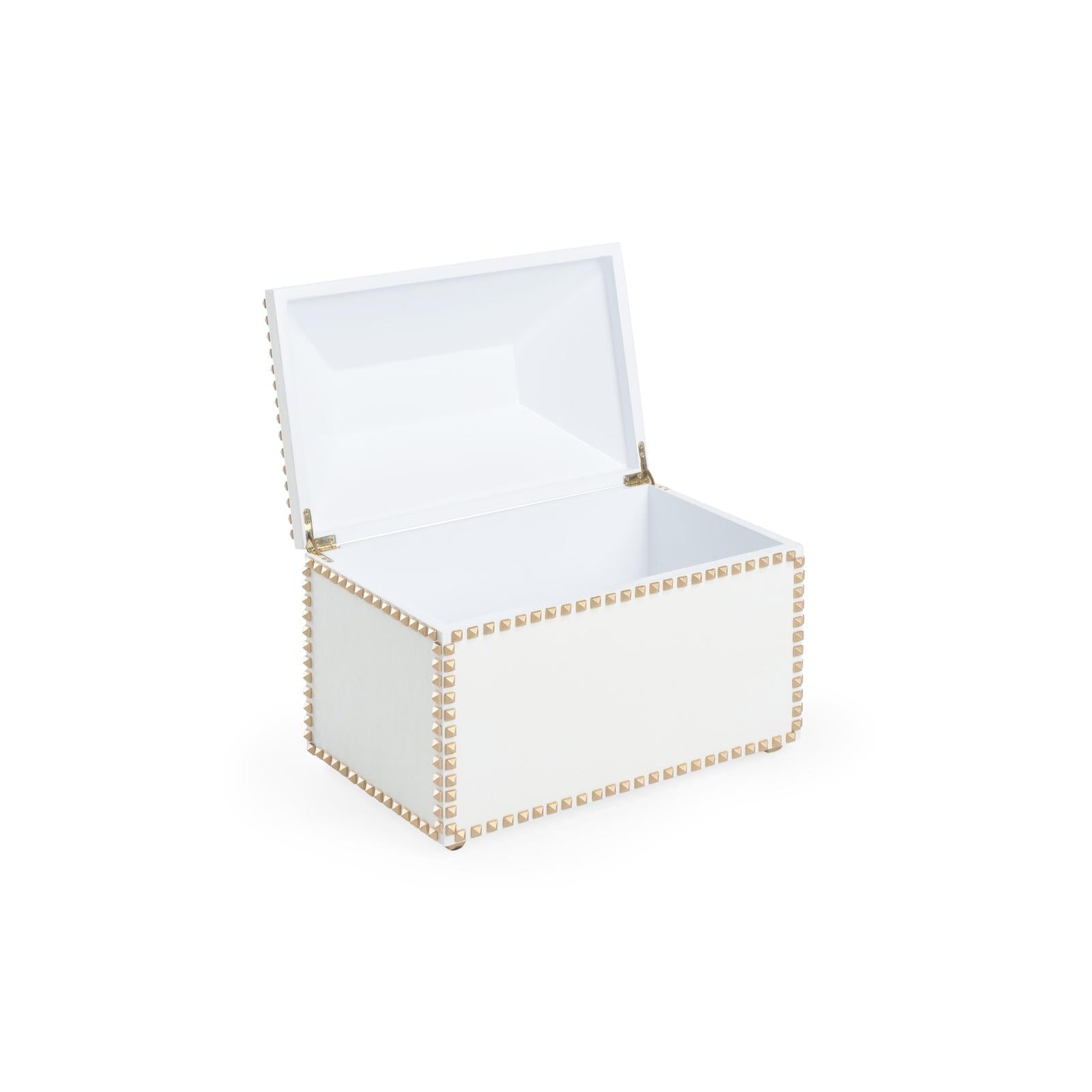 Chelsea House Chic White Studded Box