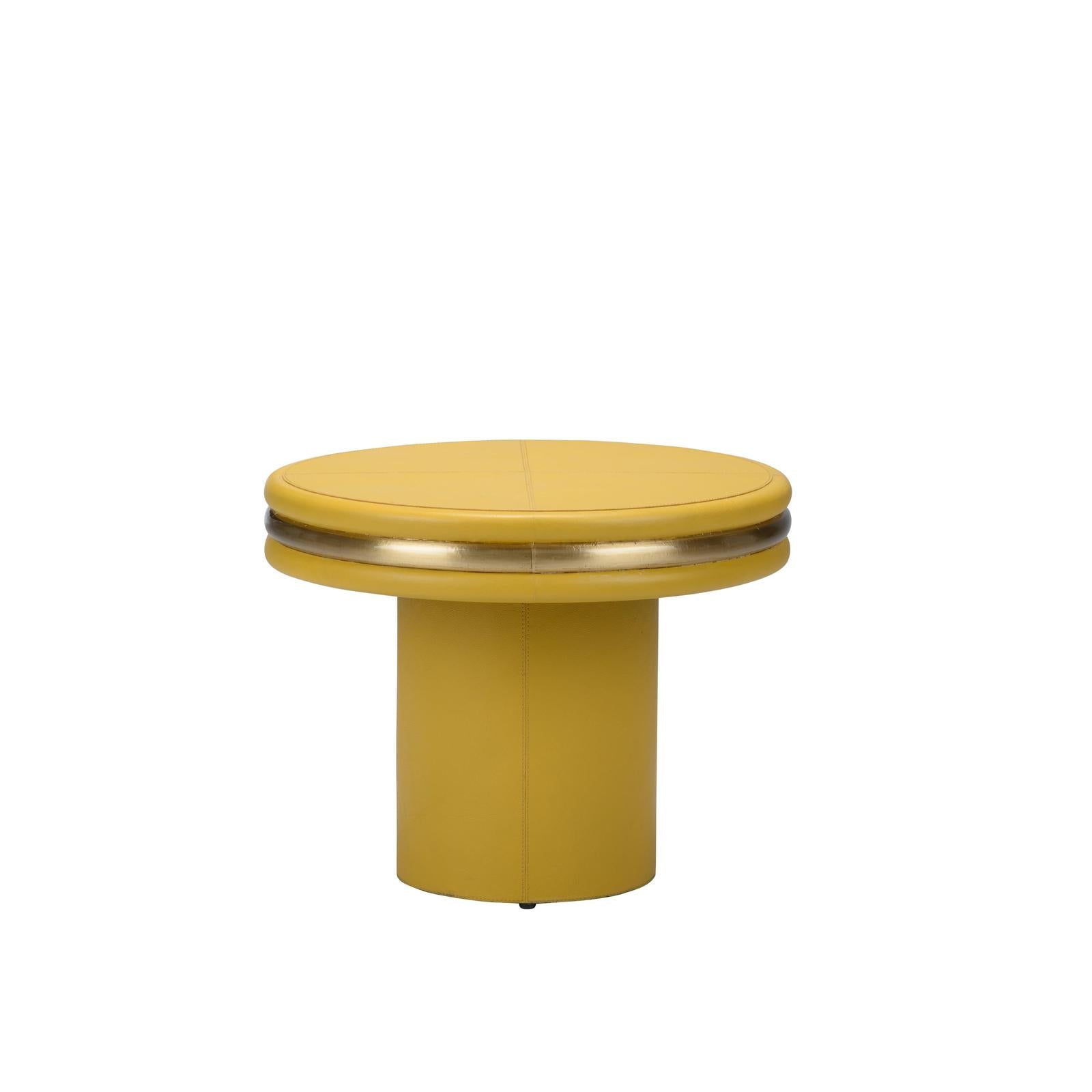 Chelsea House Edison Leather Coffee Table