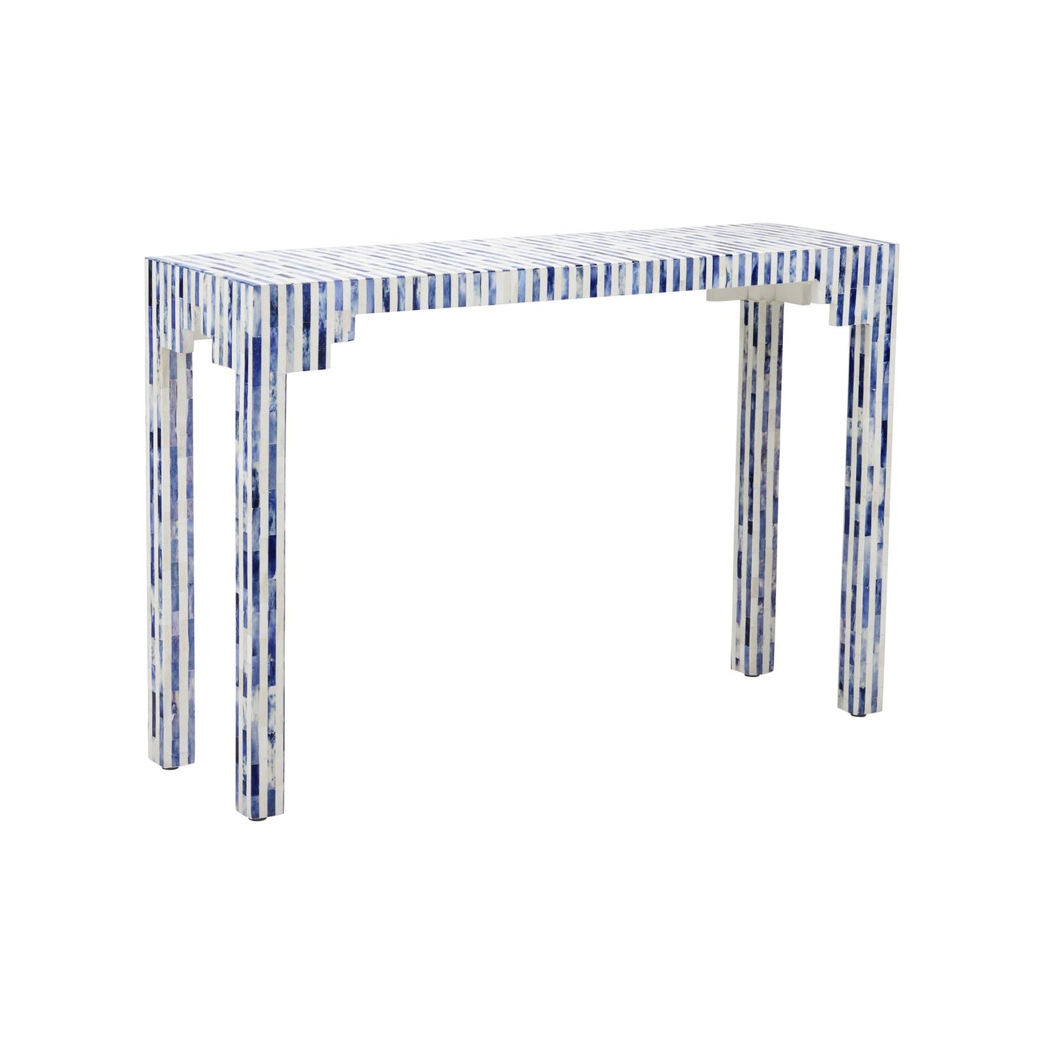 Chelsea House Bone Blue Inlay Console