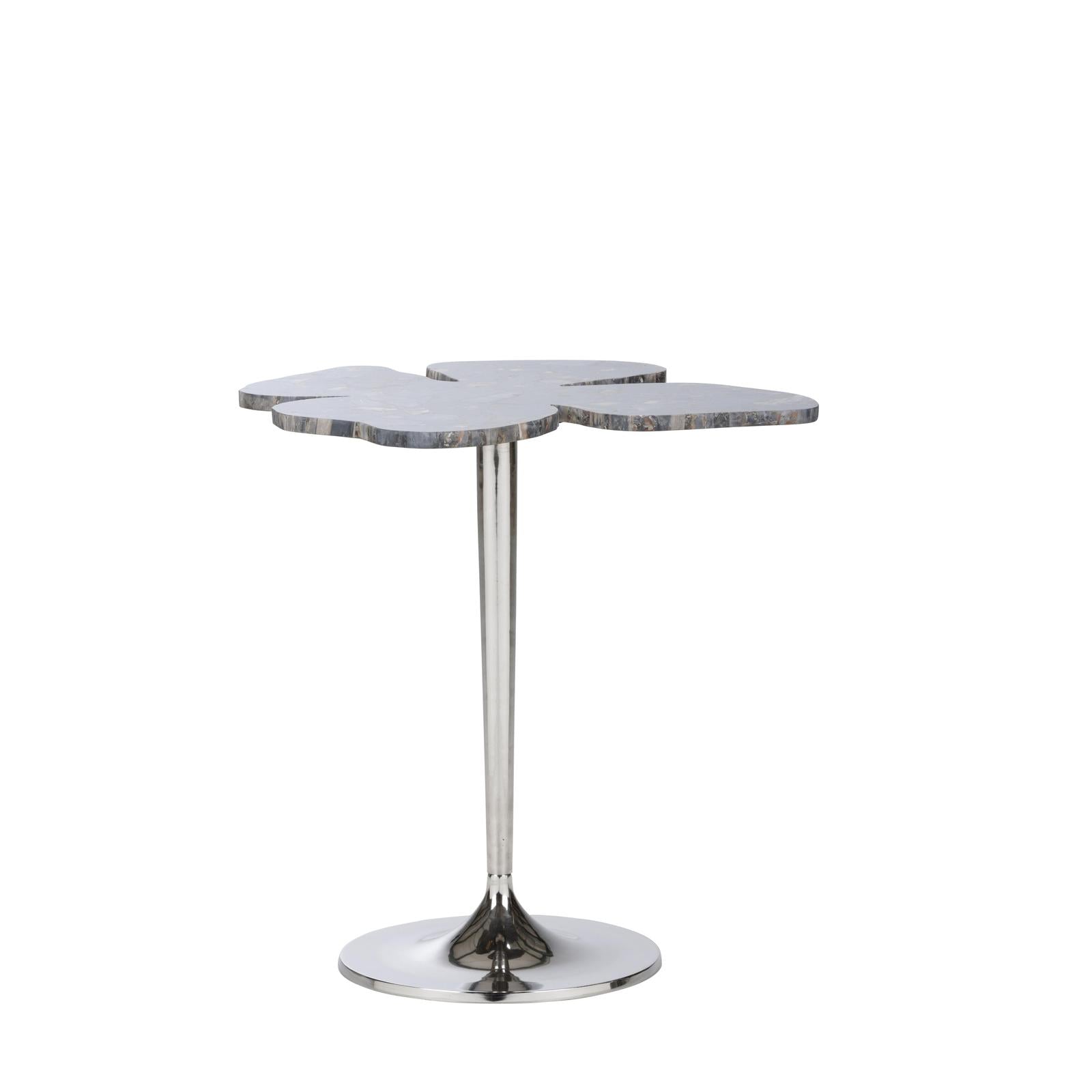 Chelsea House Petrified Wood Petal Side Table