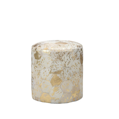 Chelsea House Leather Lux Pouf