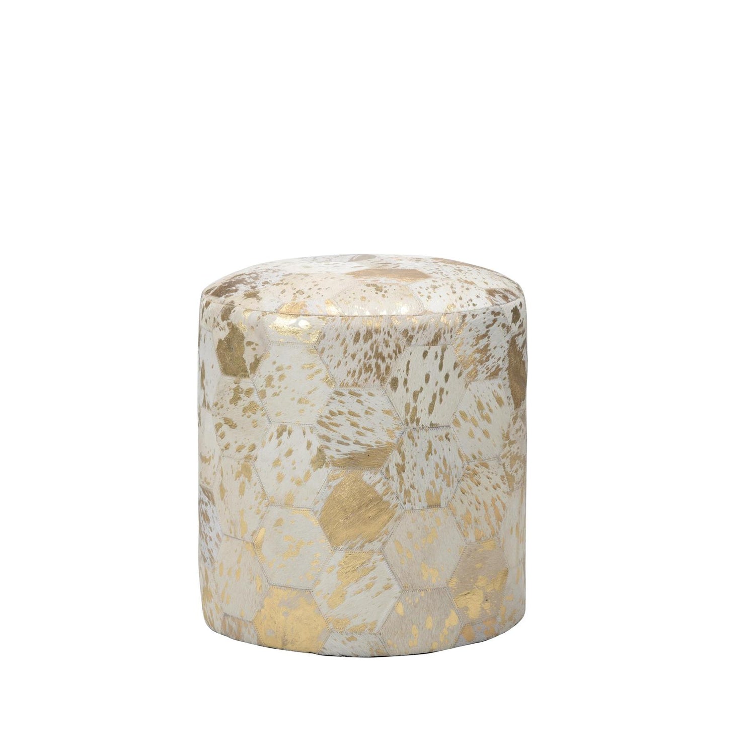 Chelsea House Leather Lux Pouf