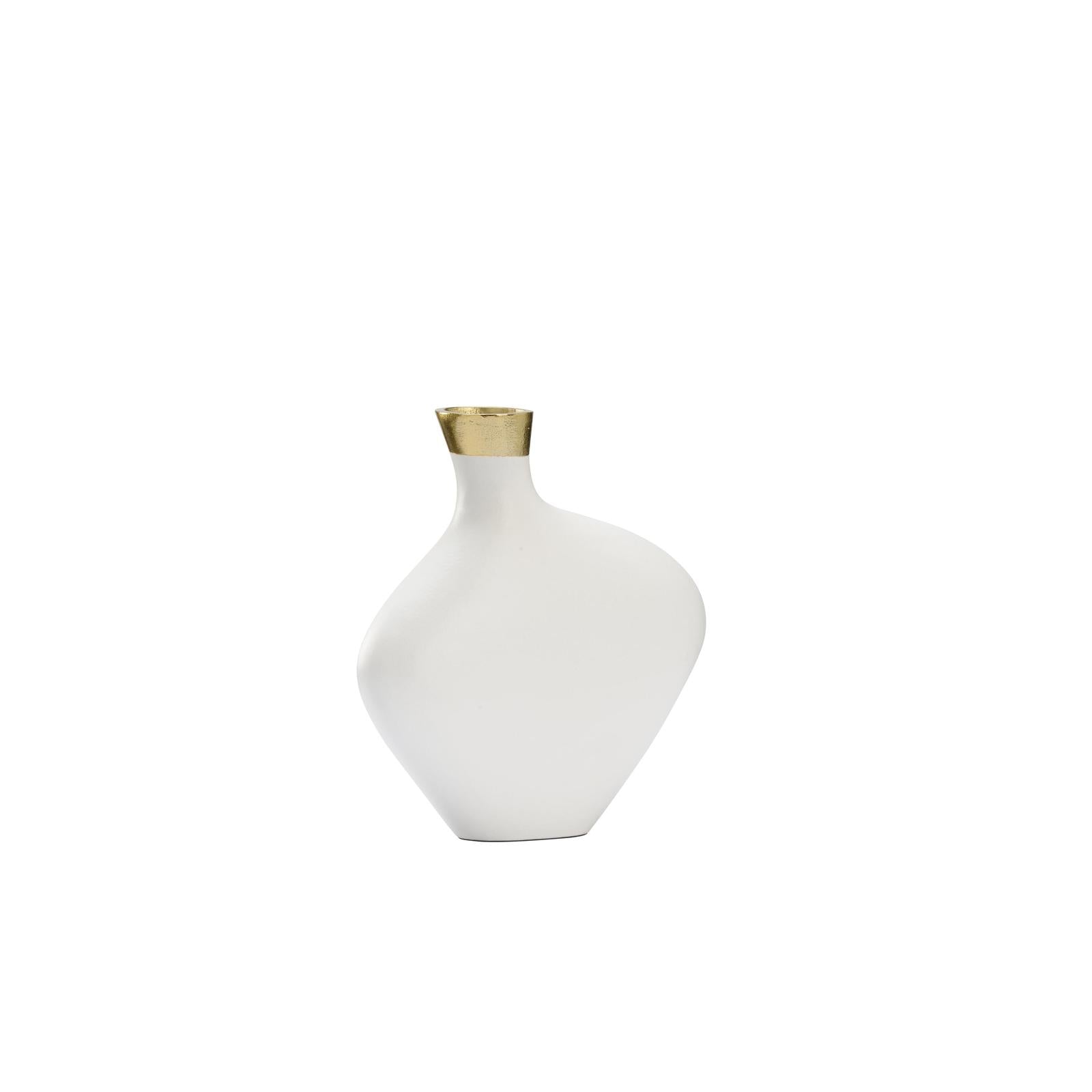 Chelsea House Asymmetric White Vase