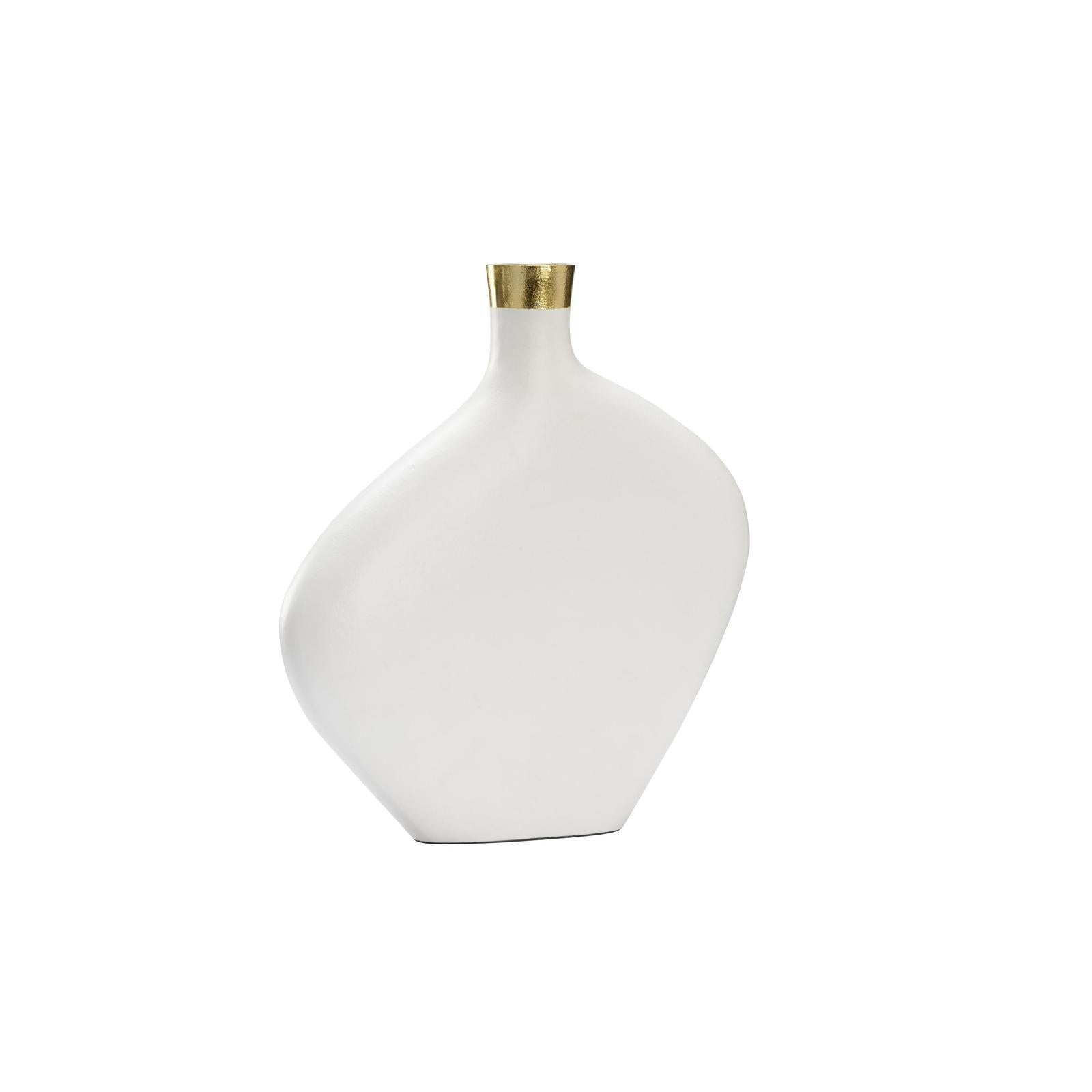 Chelsea House Asymmetric White Vase