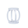 Chelsea House White Lucite Garden Stool