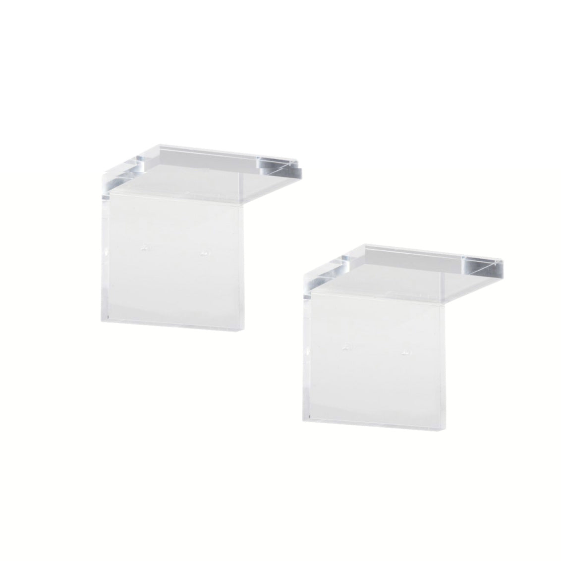 Chelsea House Regency Acrylic Bracket, Set of 2