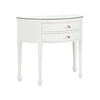Chelsea House White George III Demilune Table