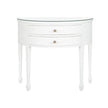 Chelsea House White George III Demilune Table