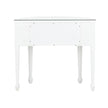 Chelsea House White George III Demilune Table