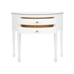 Chelsea House White George III Demilune Table