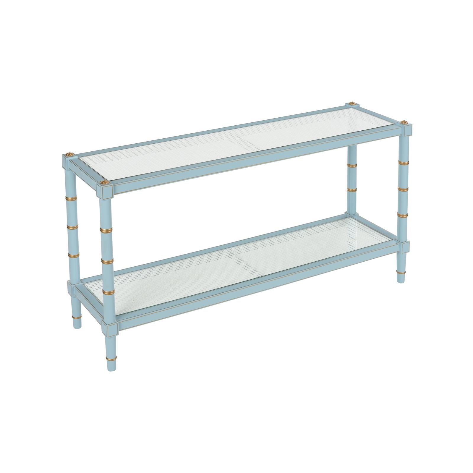Chelsea House Conner Cane Console Table