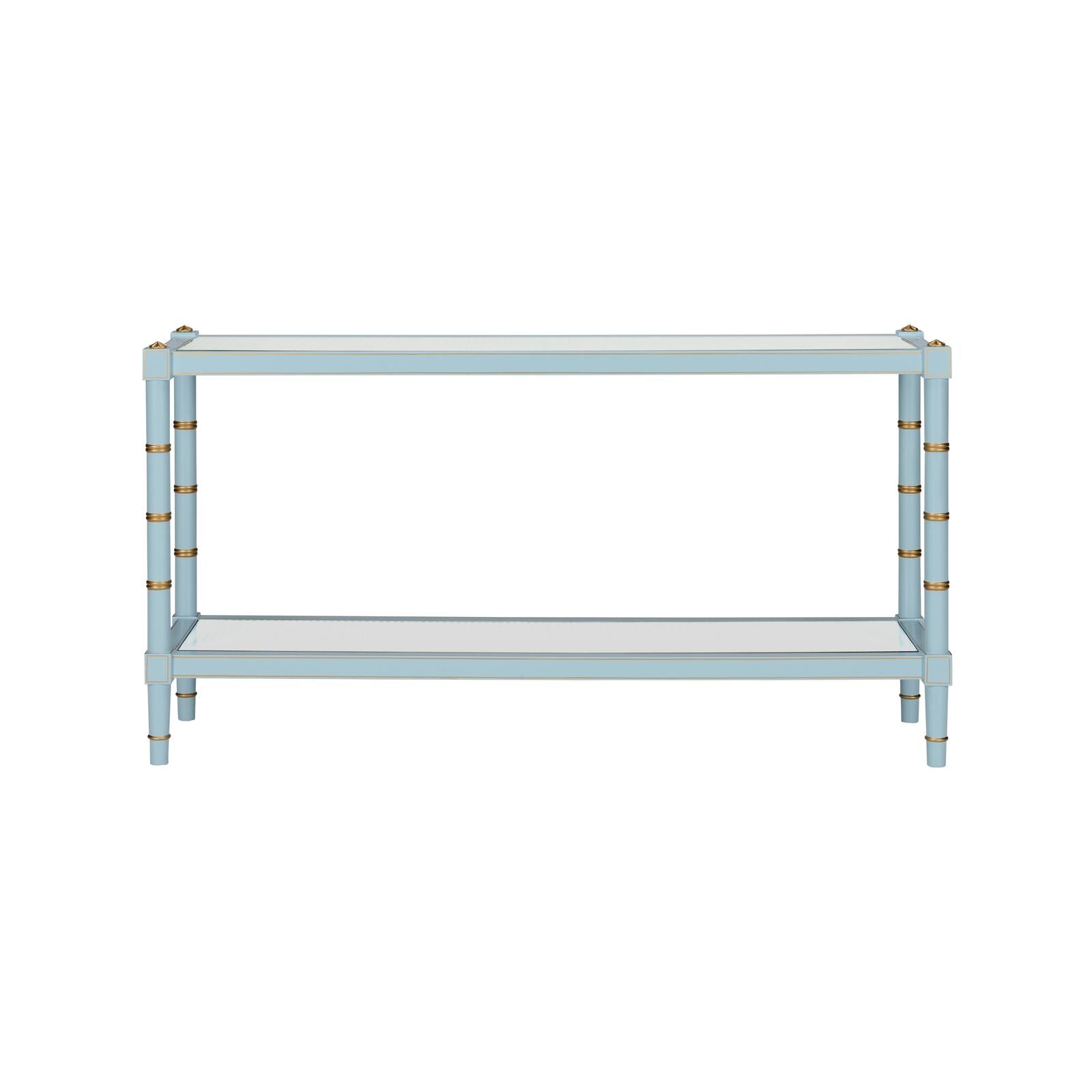 Chelsea House Conner Cane Console Table