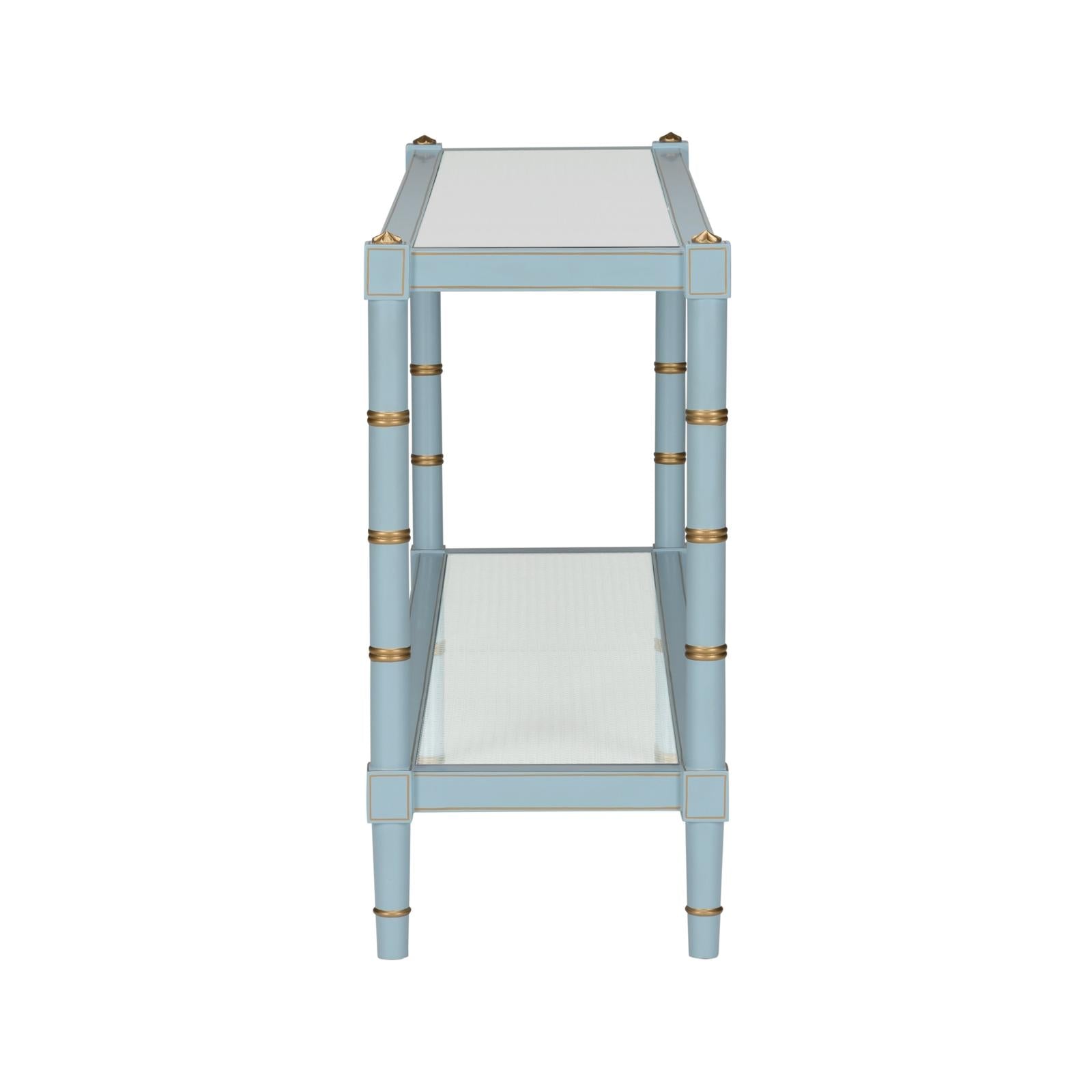 Chelsea House Conner Cane Console Table