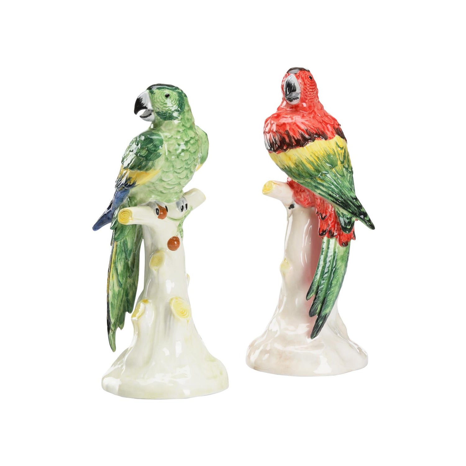 Chelsea House Large Parrots with Cherries, Set of 2