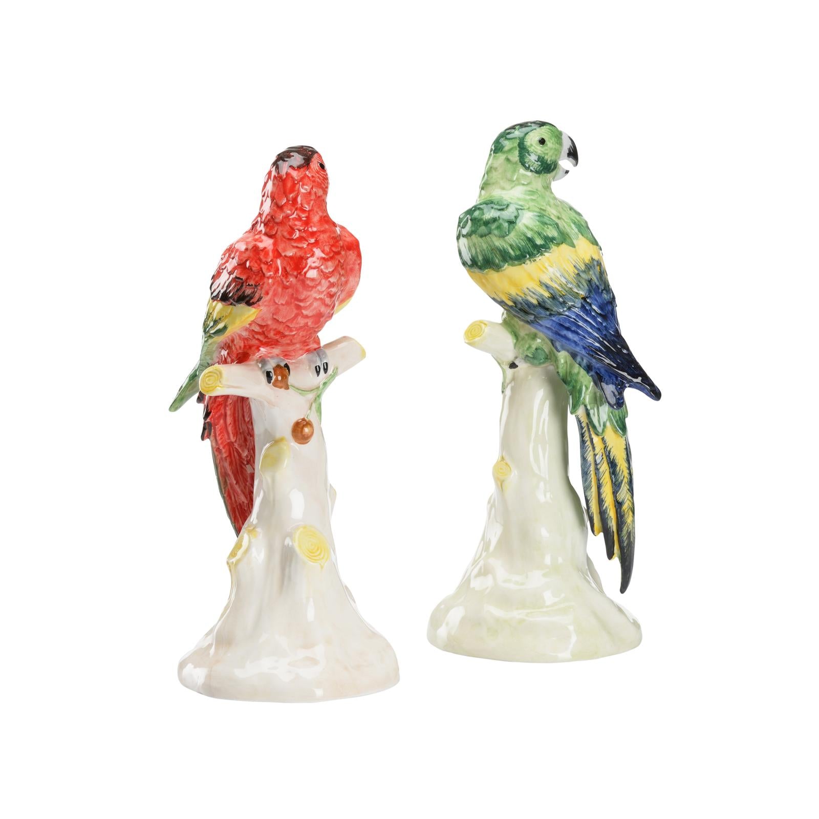 Chelsea House Large Parrots with Cherries, Set of 2