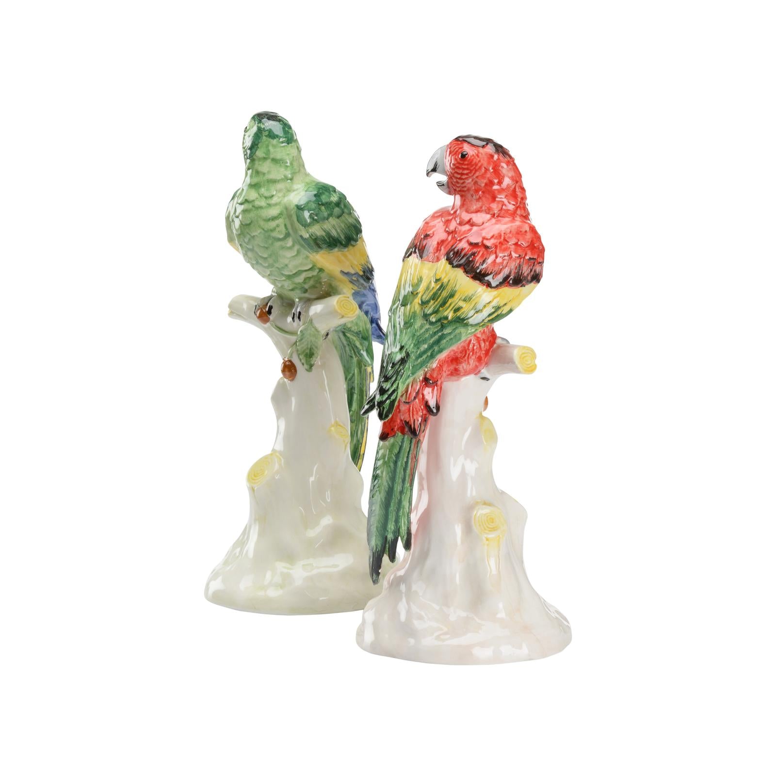 Chelsea House Large Parrots with Cherries, Set of 2