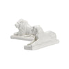 Chelsea House White Lions Figure, Set of 2
