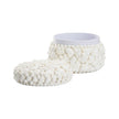 Chelsea House Round White Shell Box
