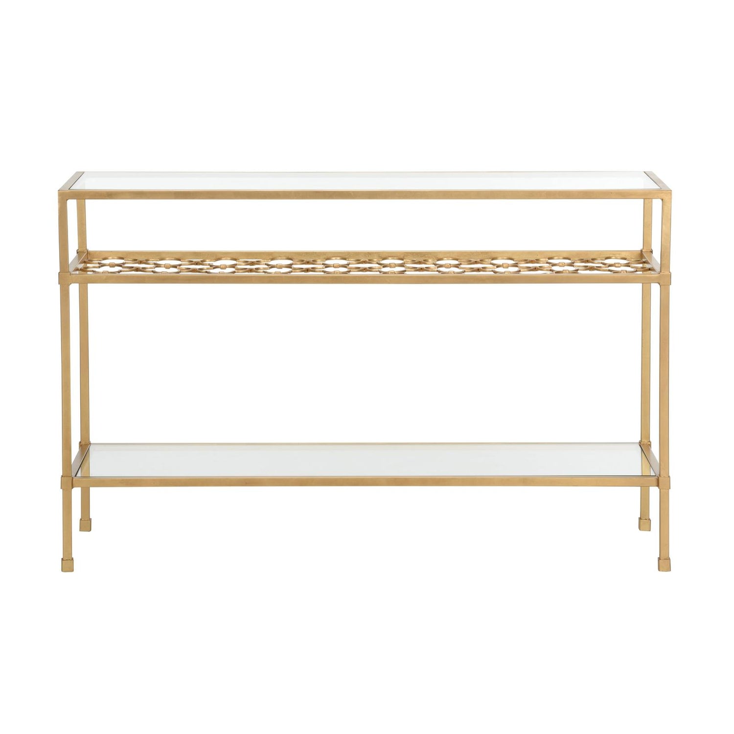 Chelsea House Pacific Coast Gold Console Table