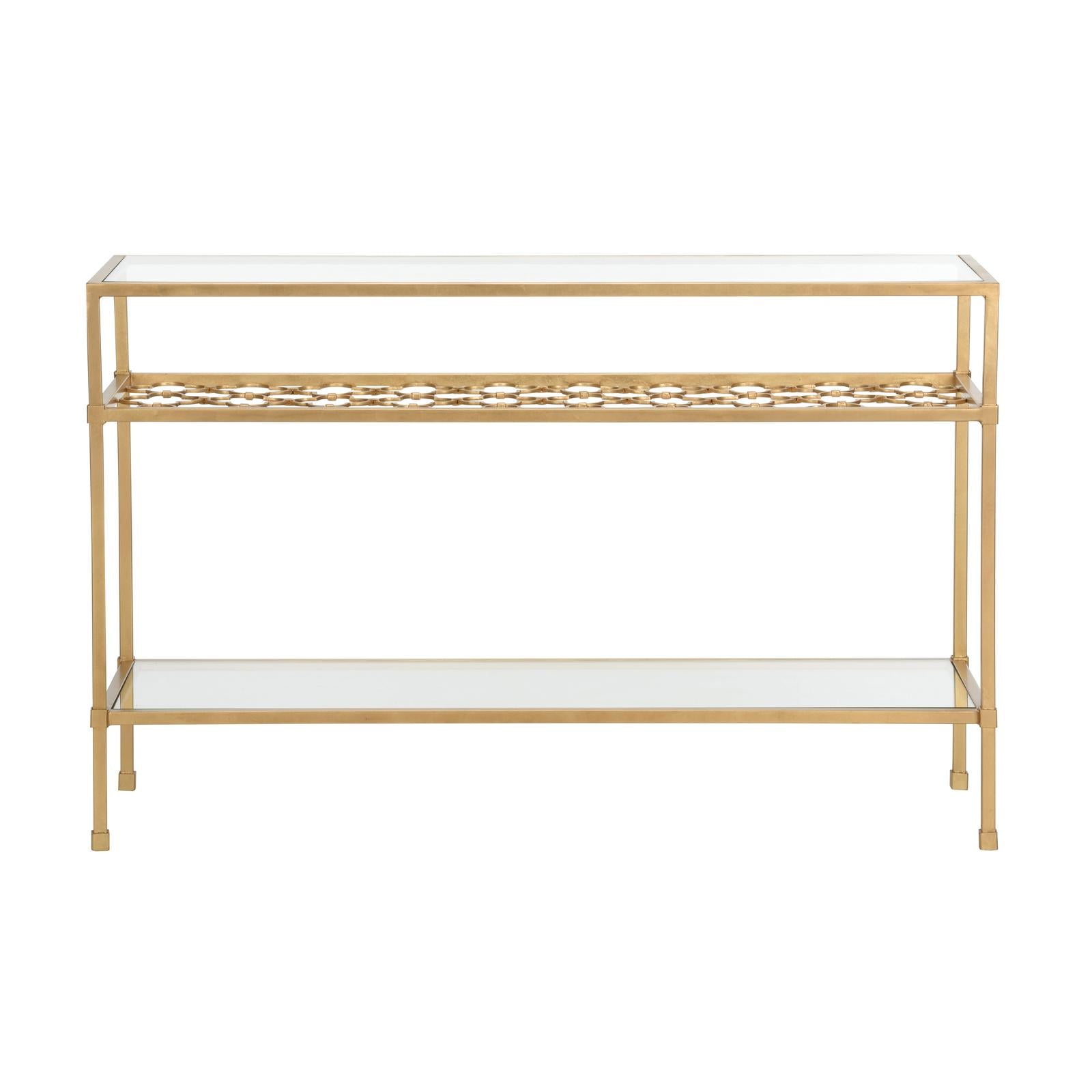Chelsea House Pacific Coast Gold Console Table