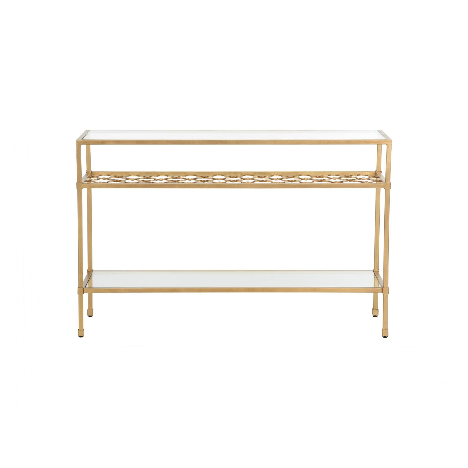 Chelsea House Pacific Coast Gold Console Table