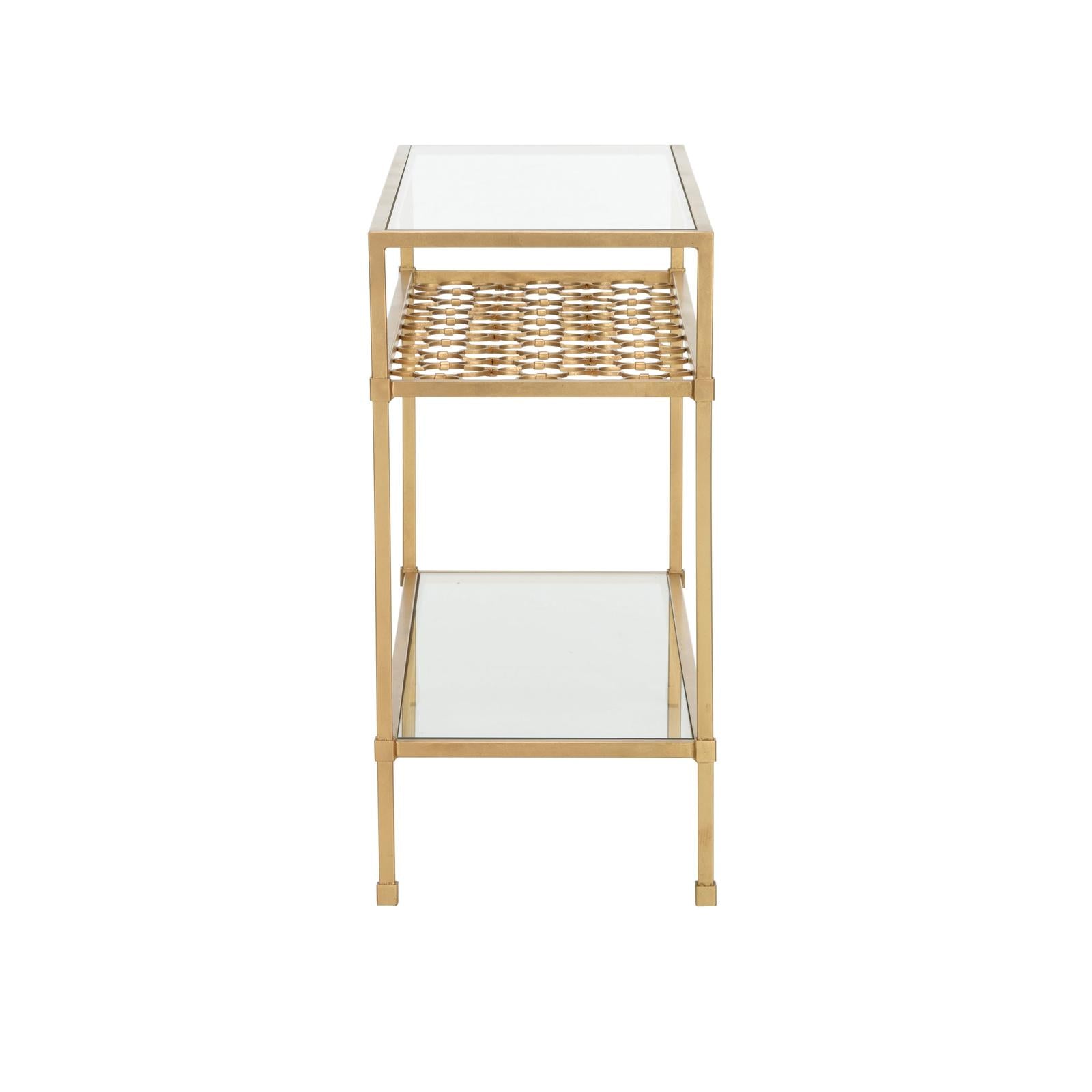 Chelsea House Pacific Coast Gold Console Table