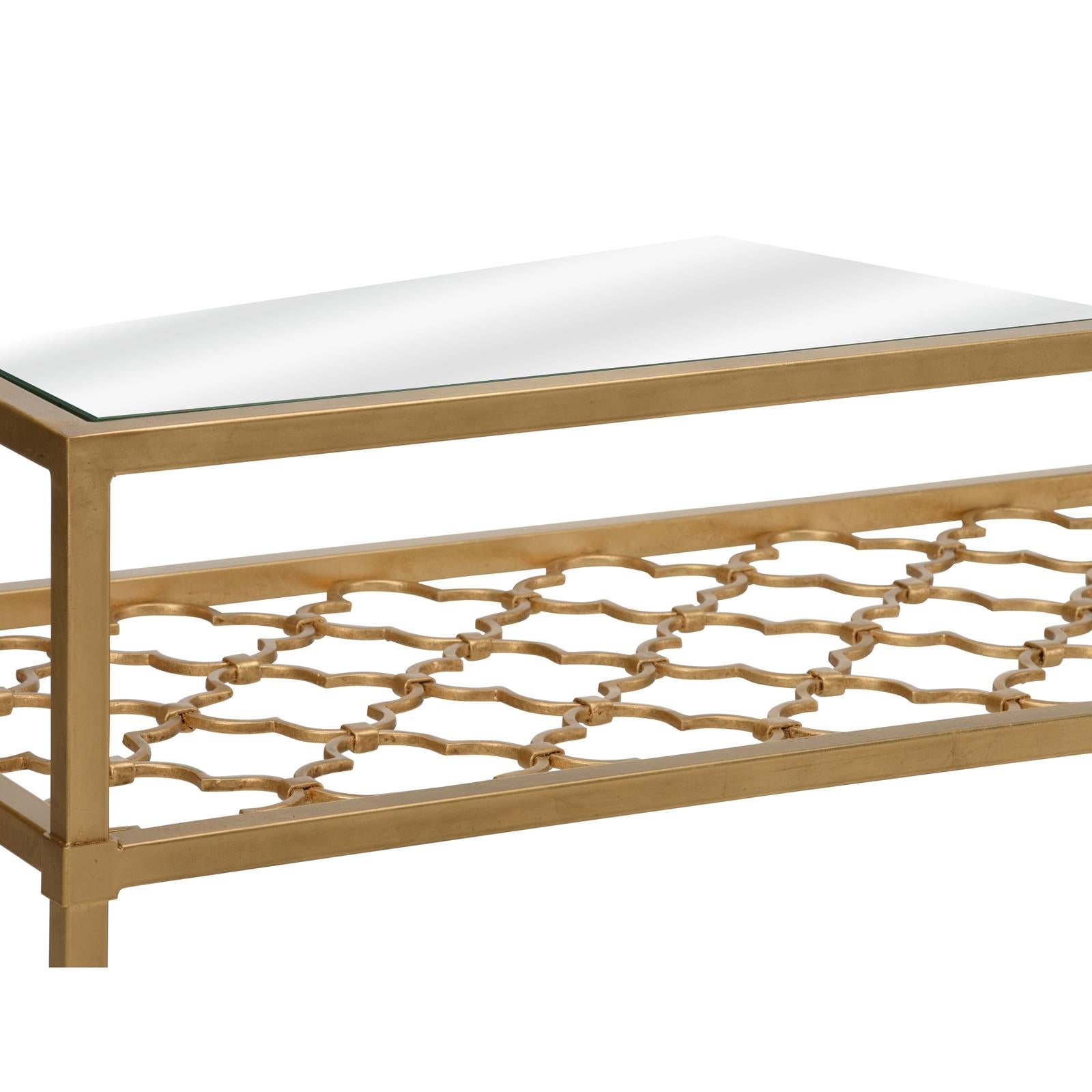 Chelsea House Pacific Coast Gold Console Table