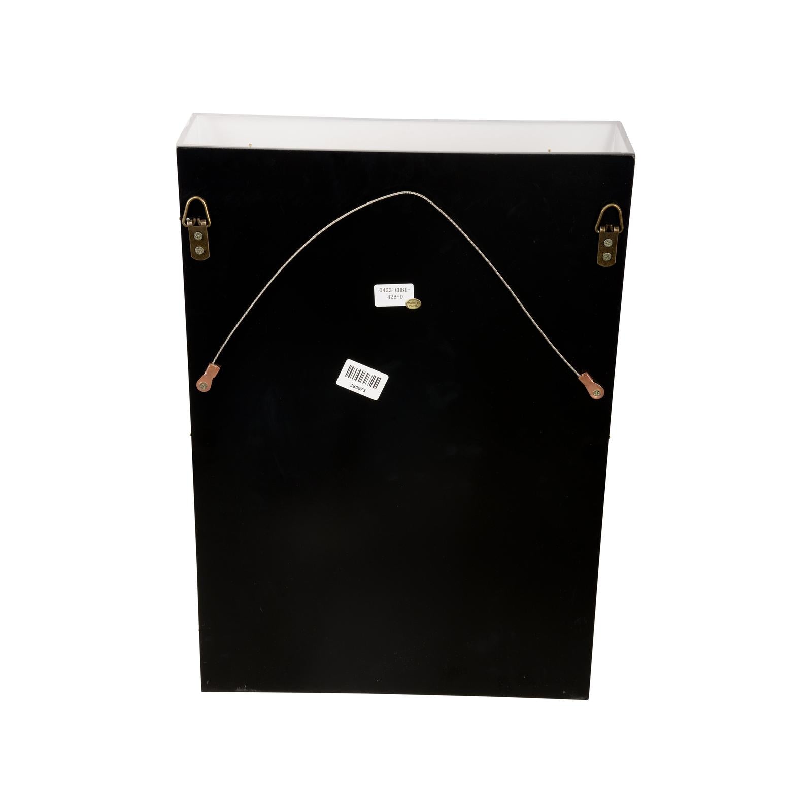Chelsea House Porcelain Flower Black Artwork
