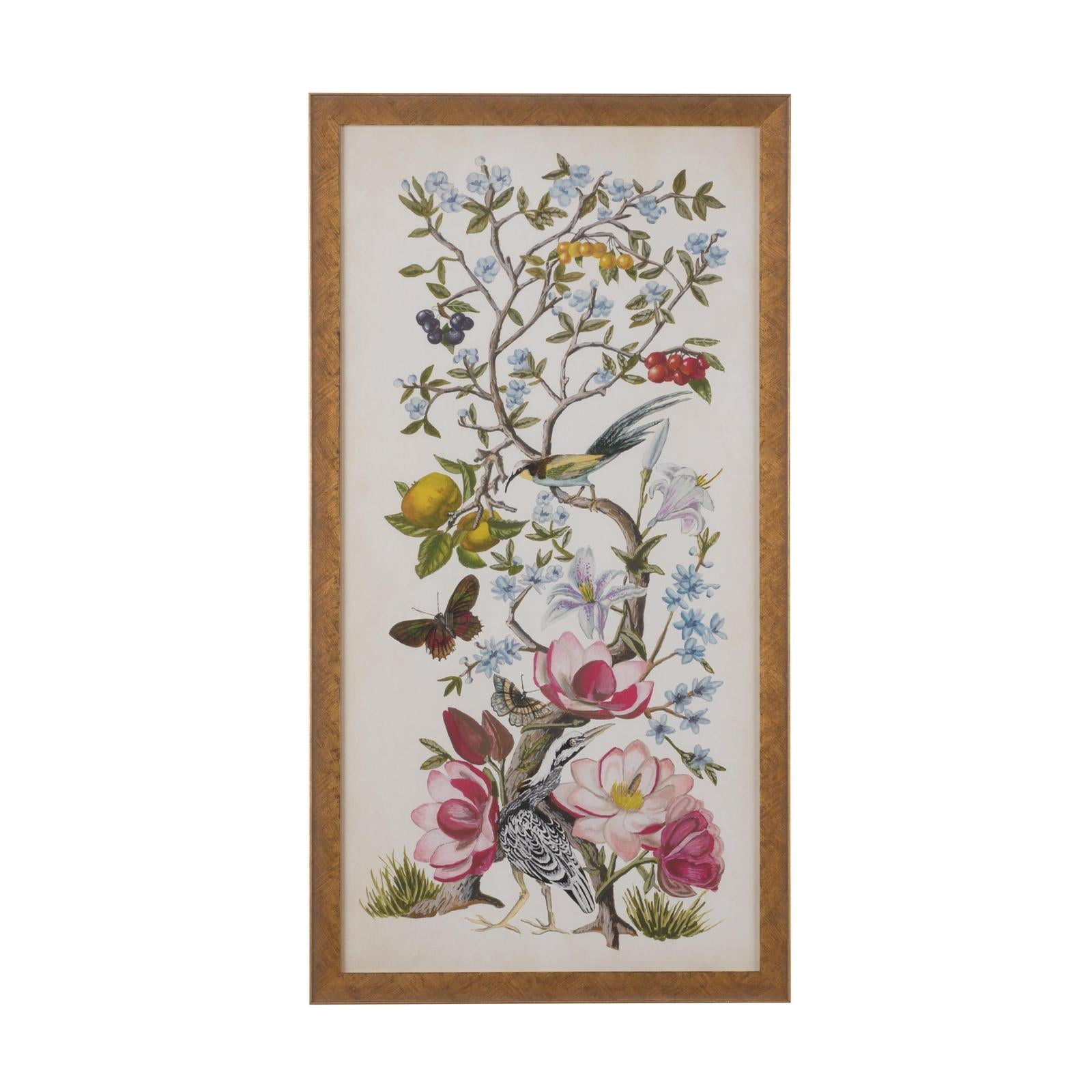 Chelsea House Chinoiserie Natura Panel Frame