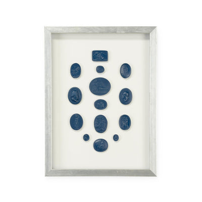 Chelsea House Intaglios In Blue Frame