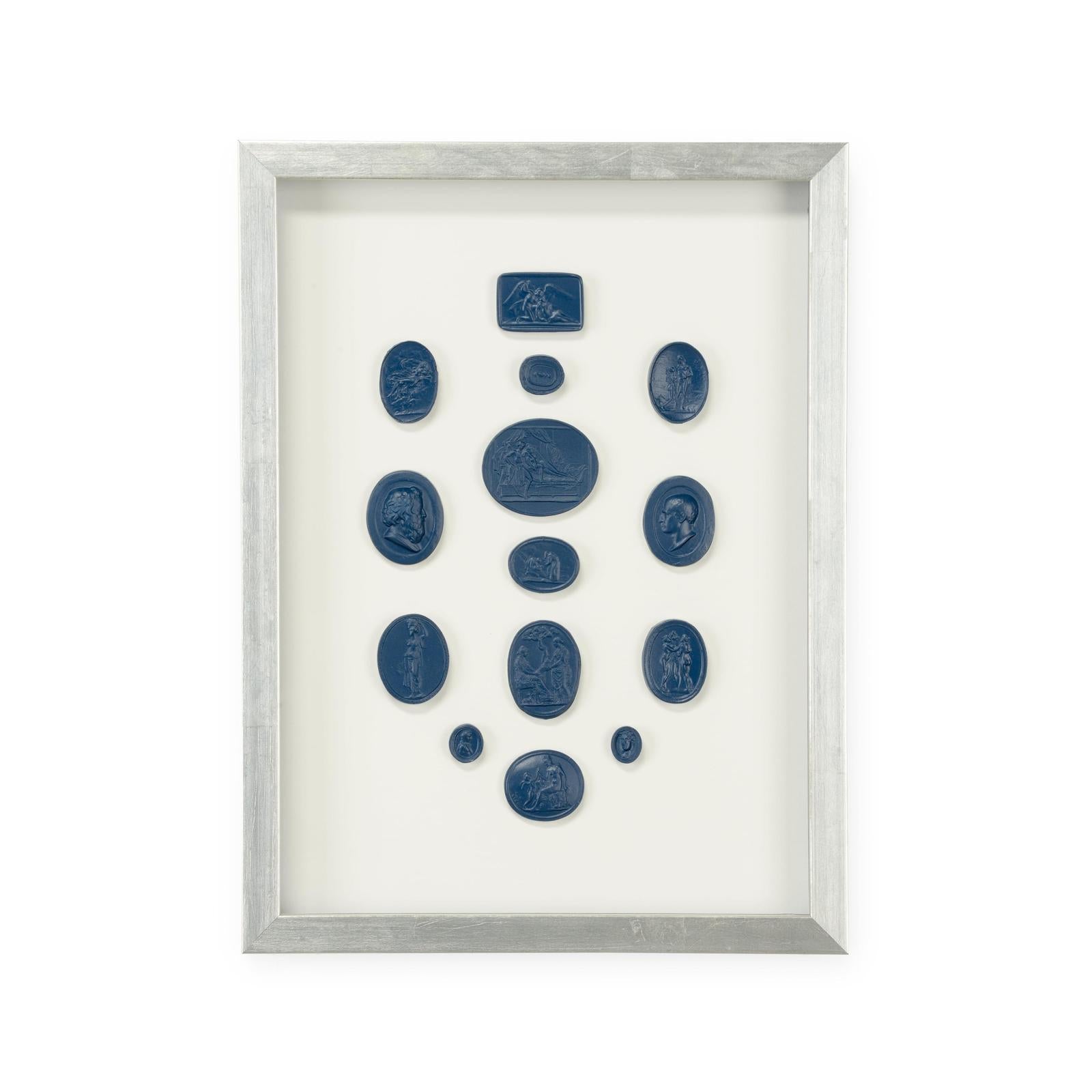Chelsea House Intaglios In Blue Frame