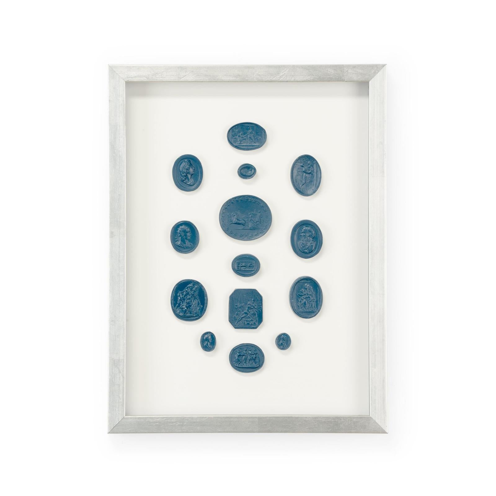 Chelsea House Intaglios In Blue Frame