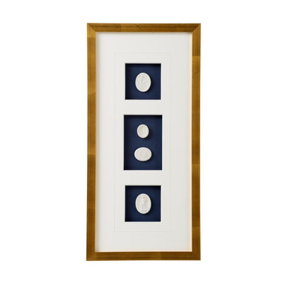 Chelsea House Intaglios On Navy Frame