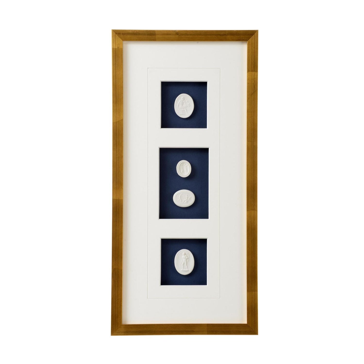 Chelsea House Intaglios On Navy Frame