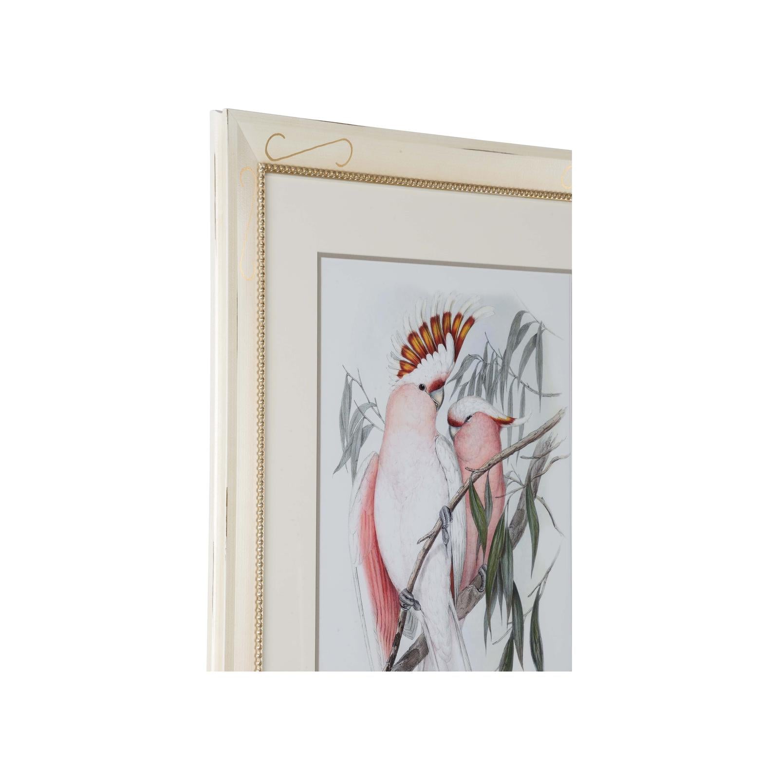 Chelsea House Pastel Parrots Frame