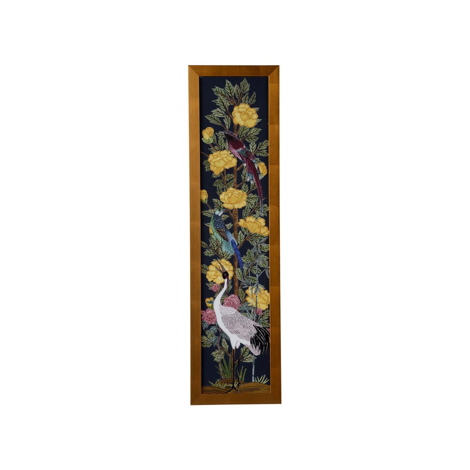 Chelsea House Chinese Peonies Panel