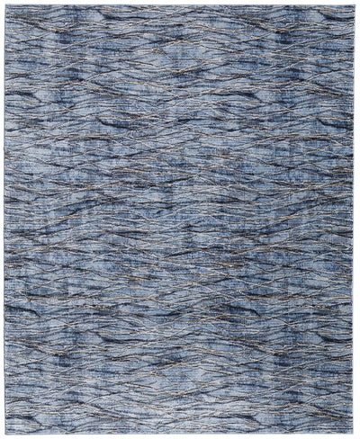 Feizy Sonora 39NXF Rug in Blue/Navy