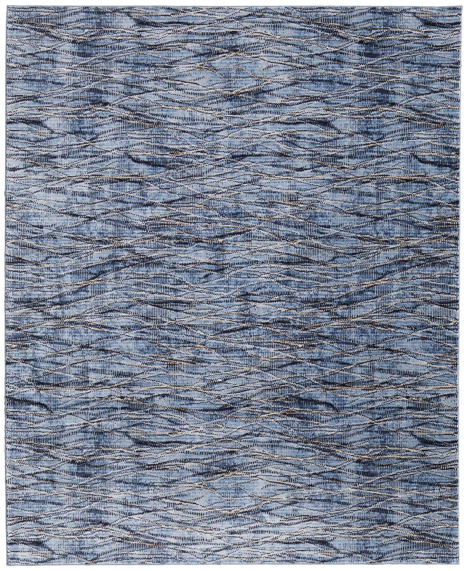 Feizy Sonora 39NXF Rug in Blue/Navy