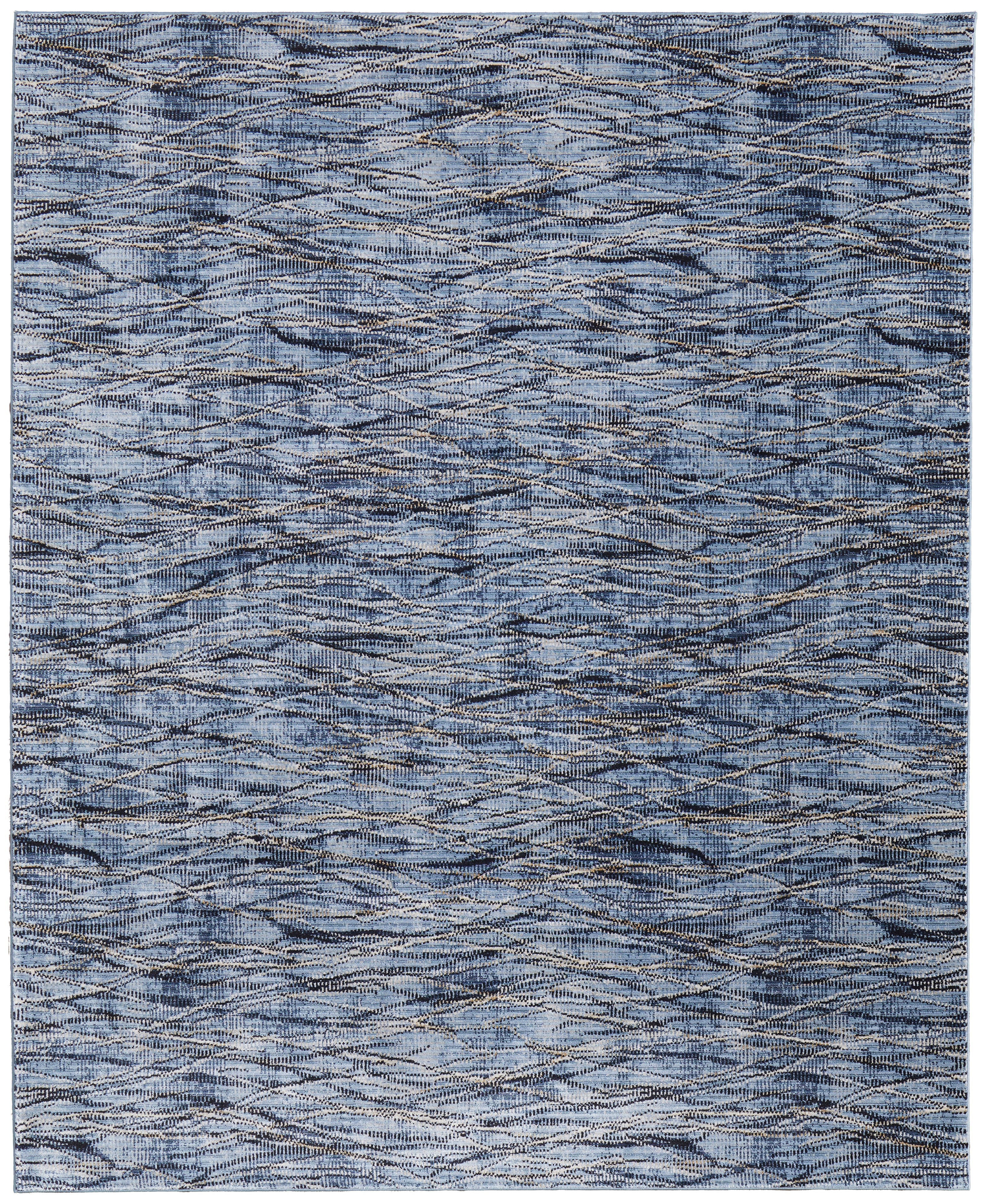 Feizy Sonora 39NXF Rug in Blue/Navy