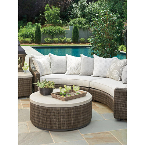 Tommy Bahama Outdoor Cypress Point Ocean Terrace Round Cocktail Table