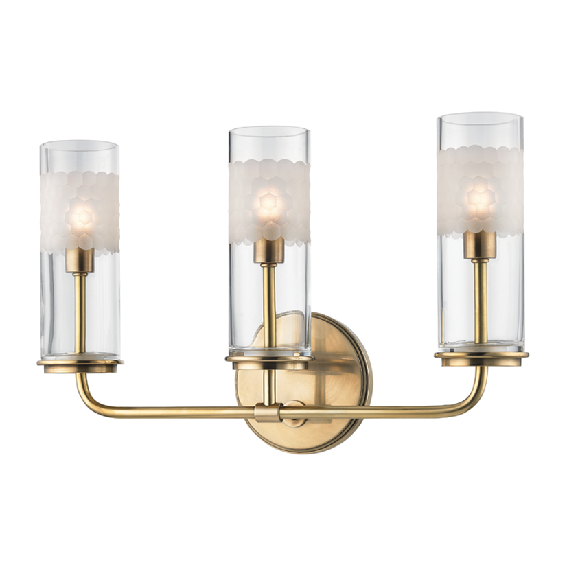 Hudson Valley Lighting Wentworth 3 Light 16.25 inch Bath and Vanity Wall Light